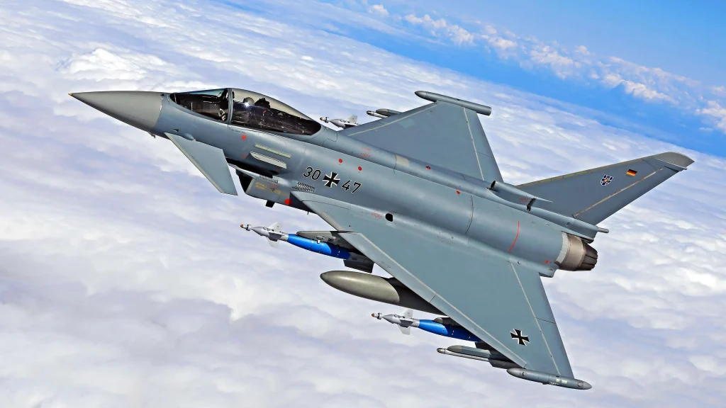بهترین جنگنده دنیا در سال 2023 - یوروفایتر تایفون (Eurofighter Typhoon)