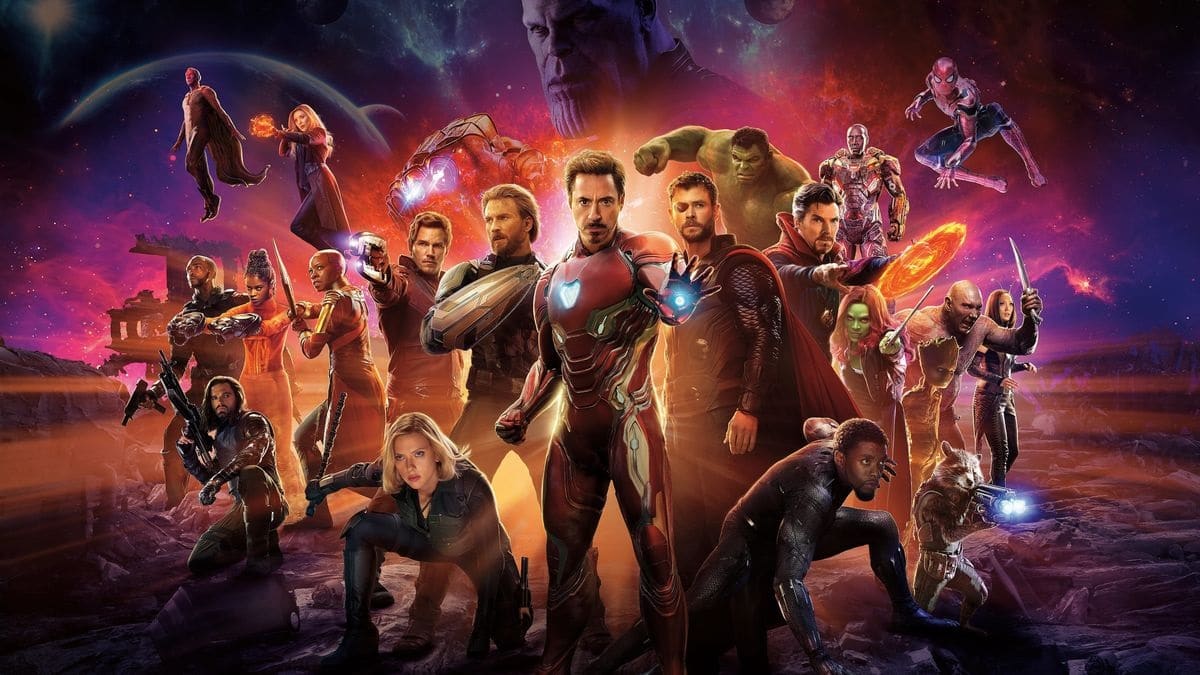 فیلم Avengers Infinity War از بهترین فیلم های ابرقهرمانی جدید