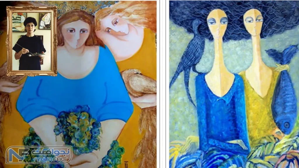 گیتی نوین، یکی از نقاش های معروف ایرانی زن و بهترین نقاشی نقاش های معروف
